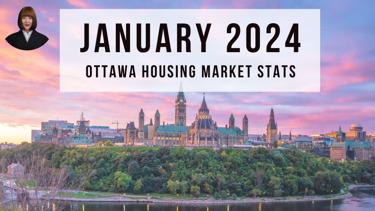 OTTAWA REAL ESTATE - JANUARY STATS (2024)